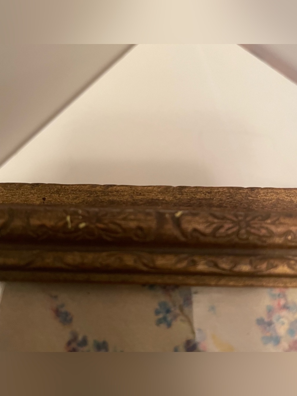 Vintage Wooden Jewelry Box Gustave Wiegand Lithograph Mirror - Picture 7 of 11